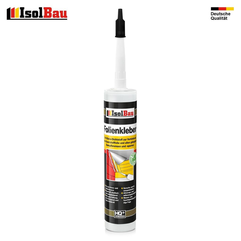 Folienkleber 1 - 60 Stk. Dichtkleber Auspresspistole Dampfsperre Dampfsperrfolie