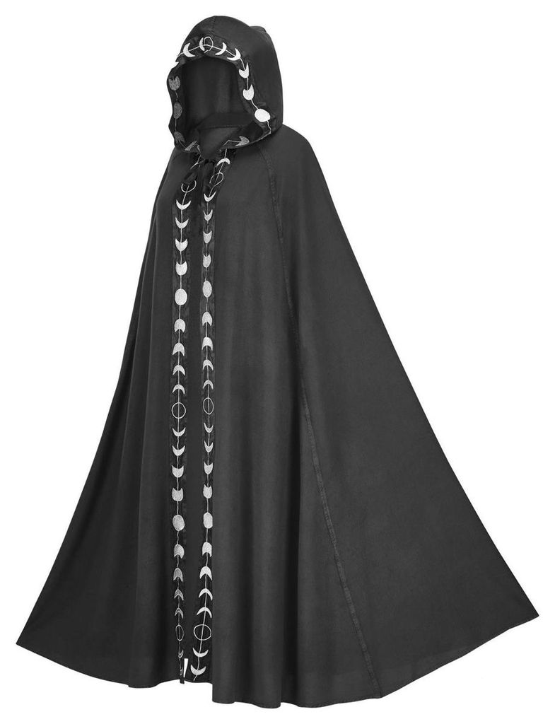 Renaissance Umhang Mit Kapuze Halloween Kostüm 1 Stück, Produktbild 