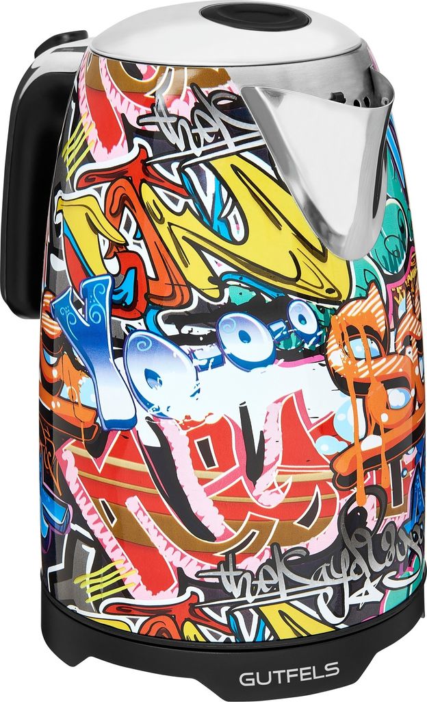 Gutfels Wasserkocher WATER 3010 G | Graffiti-Style | 1,7 Produktbild 
