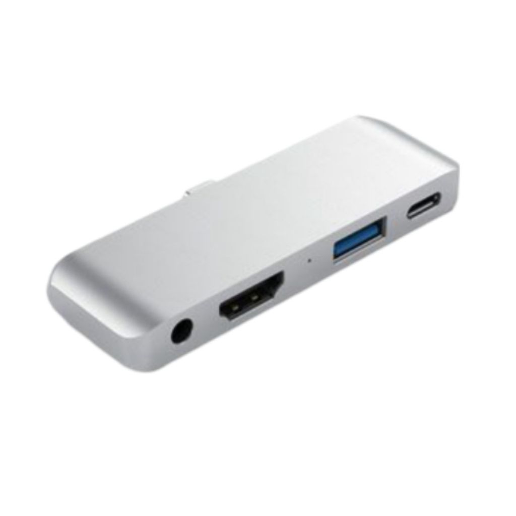 Satechi Aluminum Type-C Mobile Pro Hub silver Produktbild 