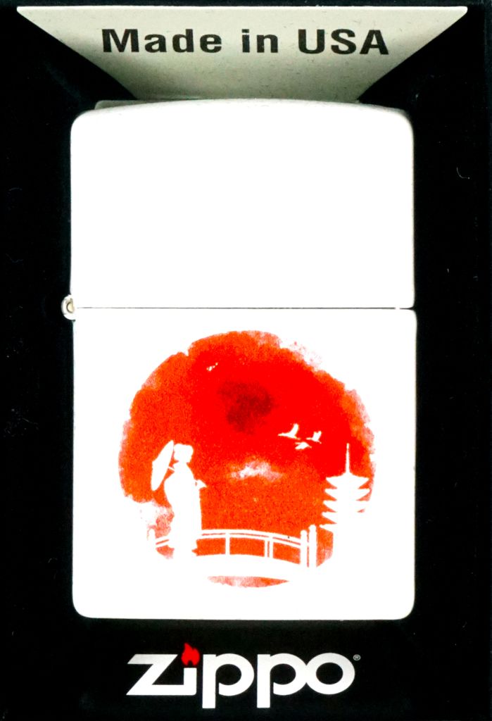 Zippo Feuerzeug Japanische Brücke Winddicht Produktbild 