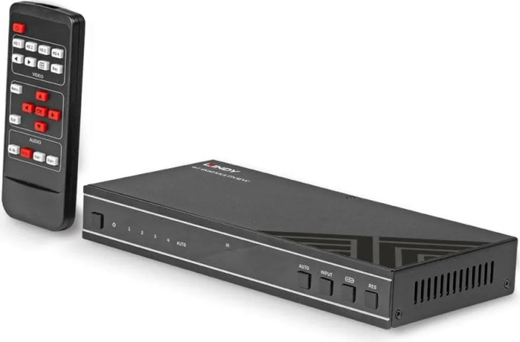 Switch HDMI 4 Entrées 1 Sortie 4K60 Multiview pour Console, PC et Streaming