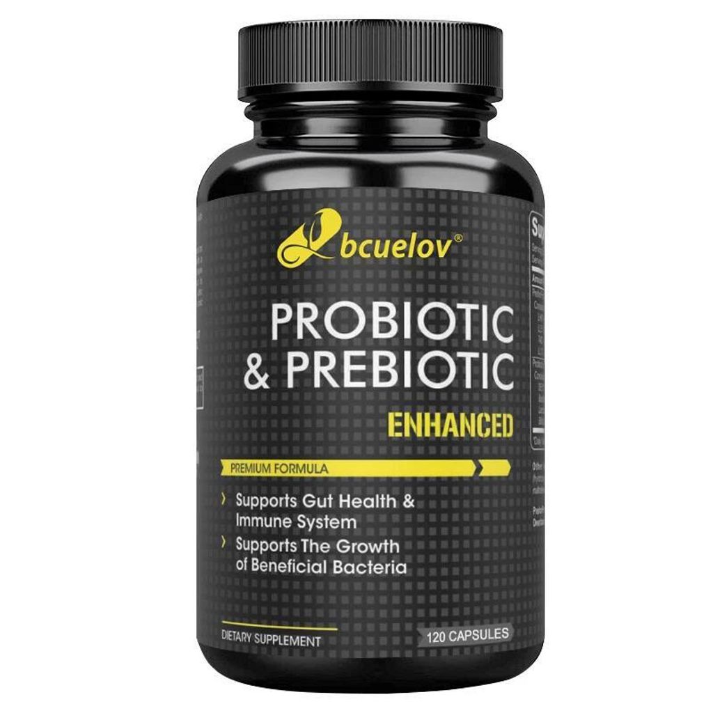 Probiotic & Prebiotic (120 Kapseln) Nahrungsergänzungsmittel, Verdauung, Magen, Darmtrakt, Immunsystem