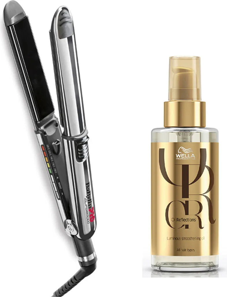 BaBylissPRO Elipsis 31mm Piastra Nera Professionale + Olio Wella Gratis