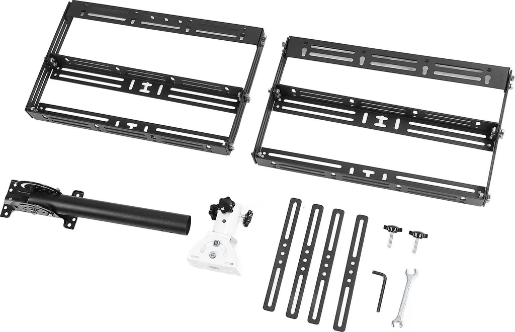 Support Satellite Inclinable 160° en Acier Allié pour Montage Toit