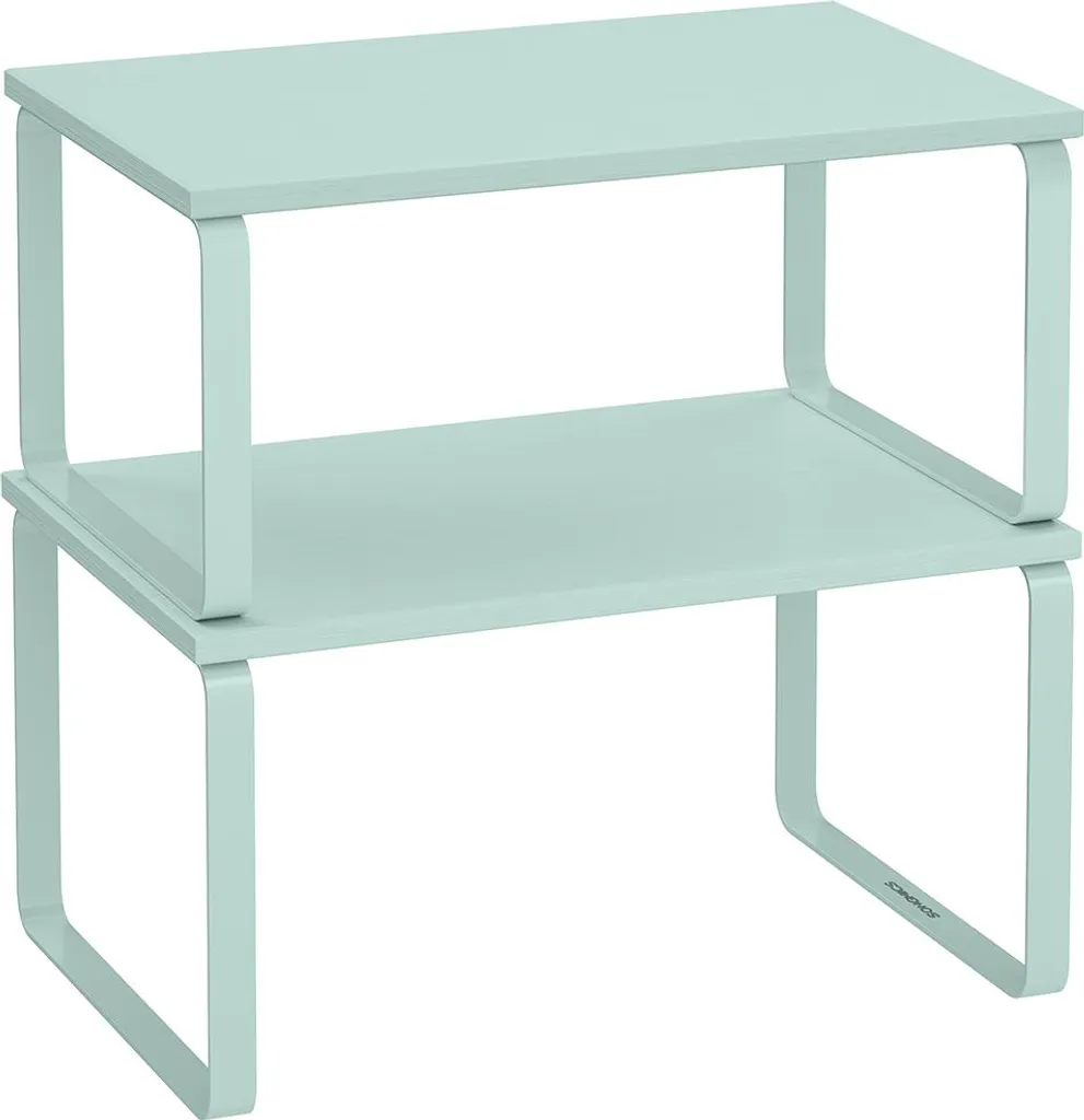 Rangement épices pour placard et plan de travail lot de 2 vert clair