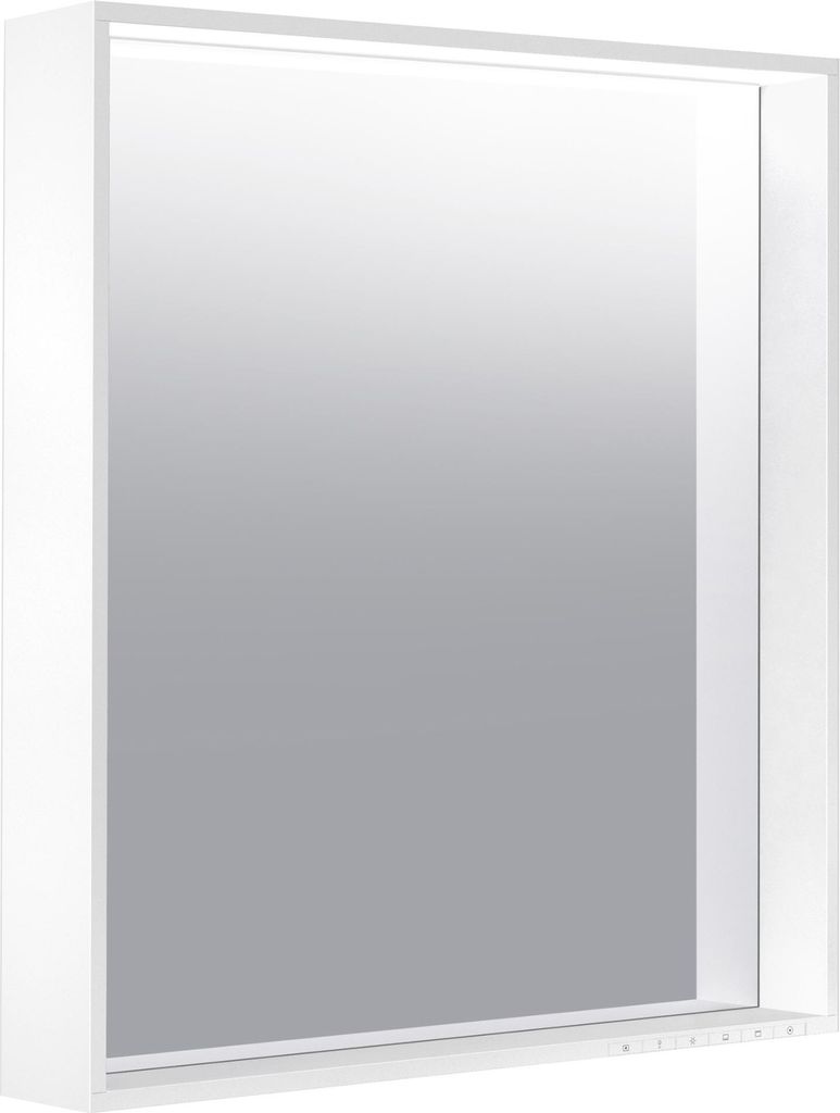 Keuco Lichtspiegel X-LINE mit Spiegelheizung 650 x 700 x 105 mm anthrazit