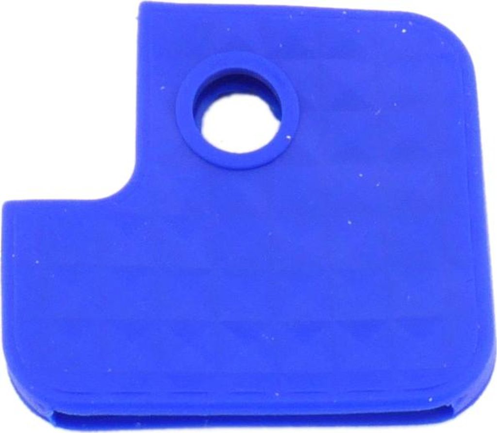 Schlüsselkennkappe eckig geschlossen (Farbe: blau) Farbe: blau
