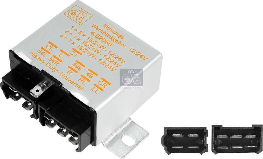Warnblinkrelais - DT Spare Parts 4.62060 / 24 V, 21 W, 1....8x18/21 W, 11 poles
