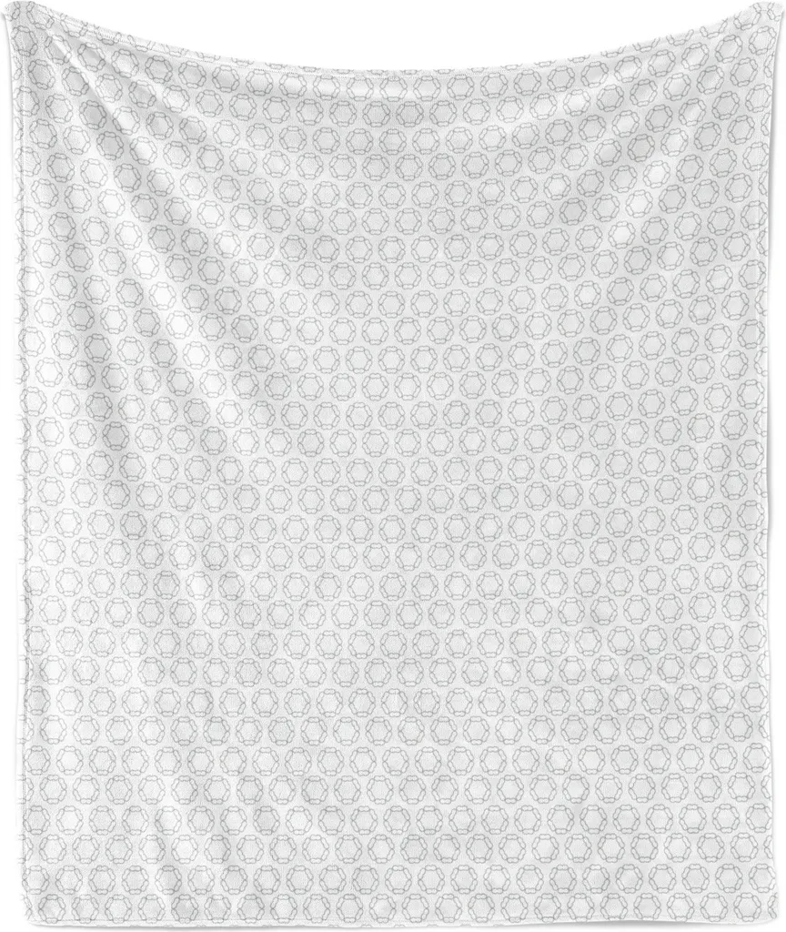 Coperta Plaid ABAKUHAUS per Famiglia | 175x230 cm Pile Morbido Taupe