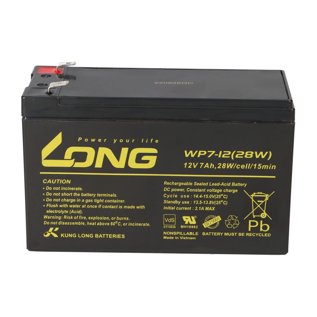 Kung Long WP7-12(28W)-M/F2 12V 7Ah AGM | Kaufland.de