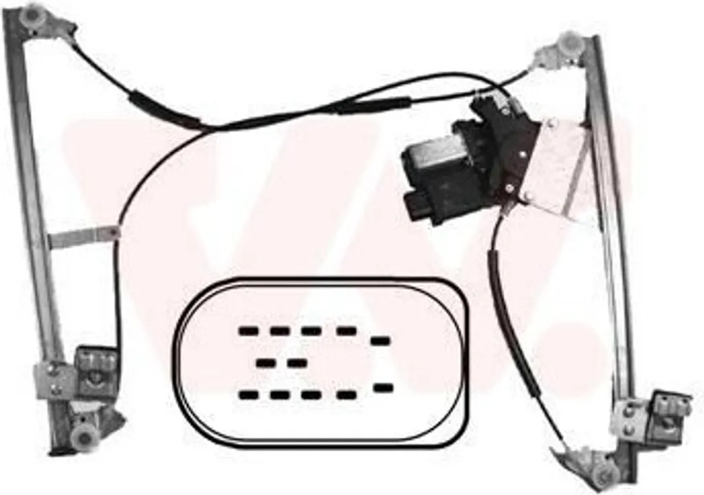 Lève-vitre Efh avec fonction confort et moteur électrique Av.G.