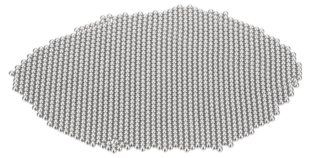 1000 Edelstahlkugeln 2,5 mm G100 Präzisionskugeln Rührkugeln