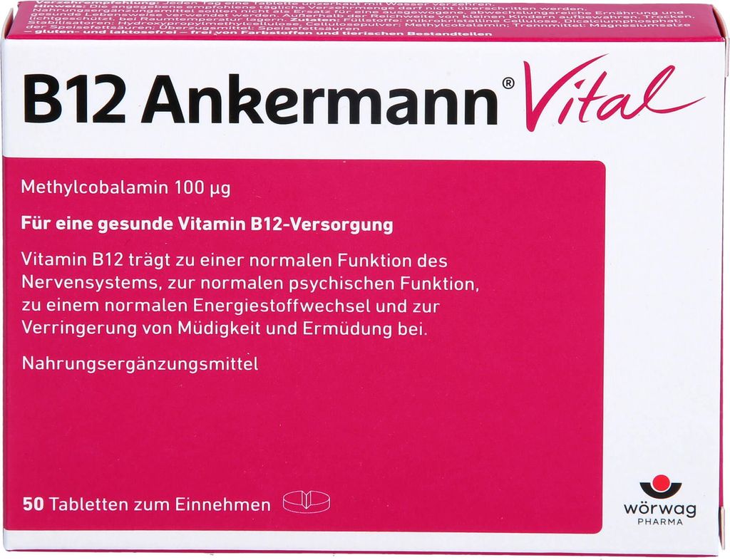 B12 Ankermann Vital Tabletten, 50 St. Tabletten