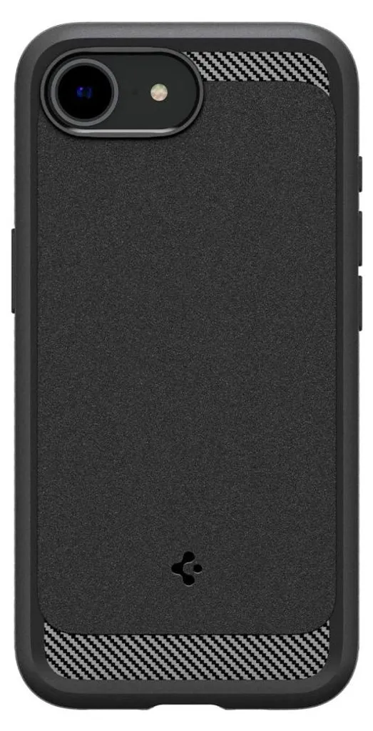 Protection iPhone 16e Coque Antichoc Spigen Rugged Armor MagSafe Noir