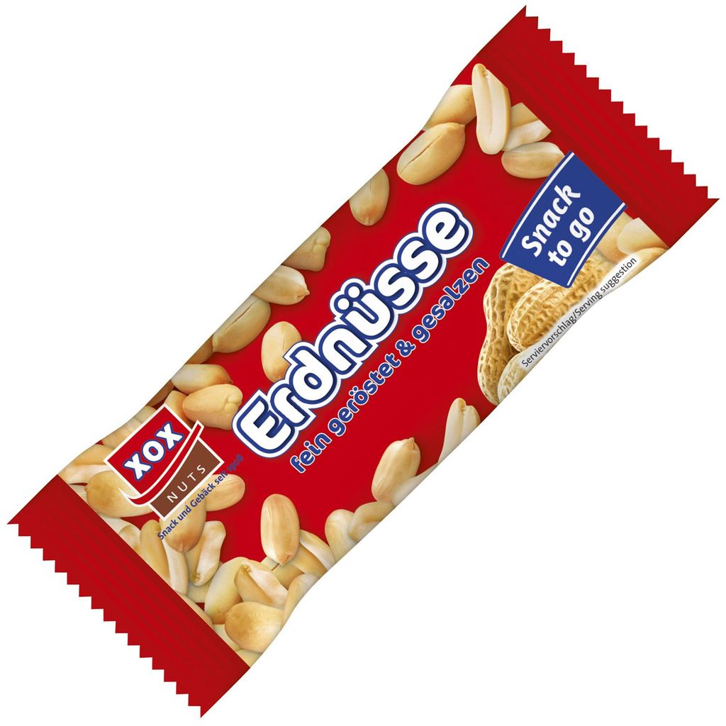 XOX Erdnüsse geröstet & gesalzen 50g Produktbild 