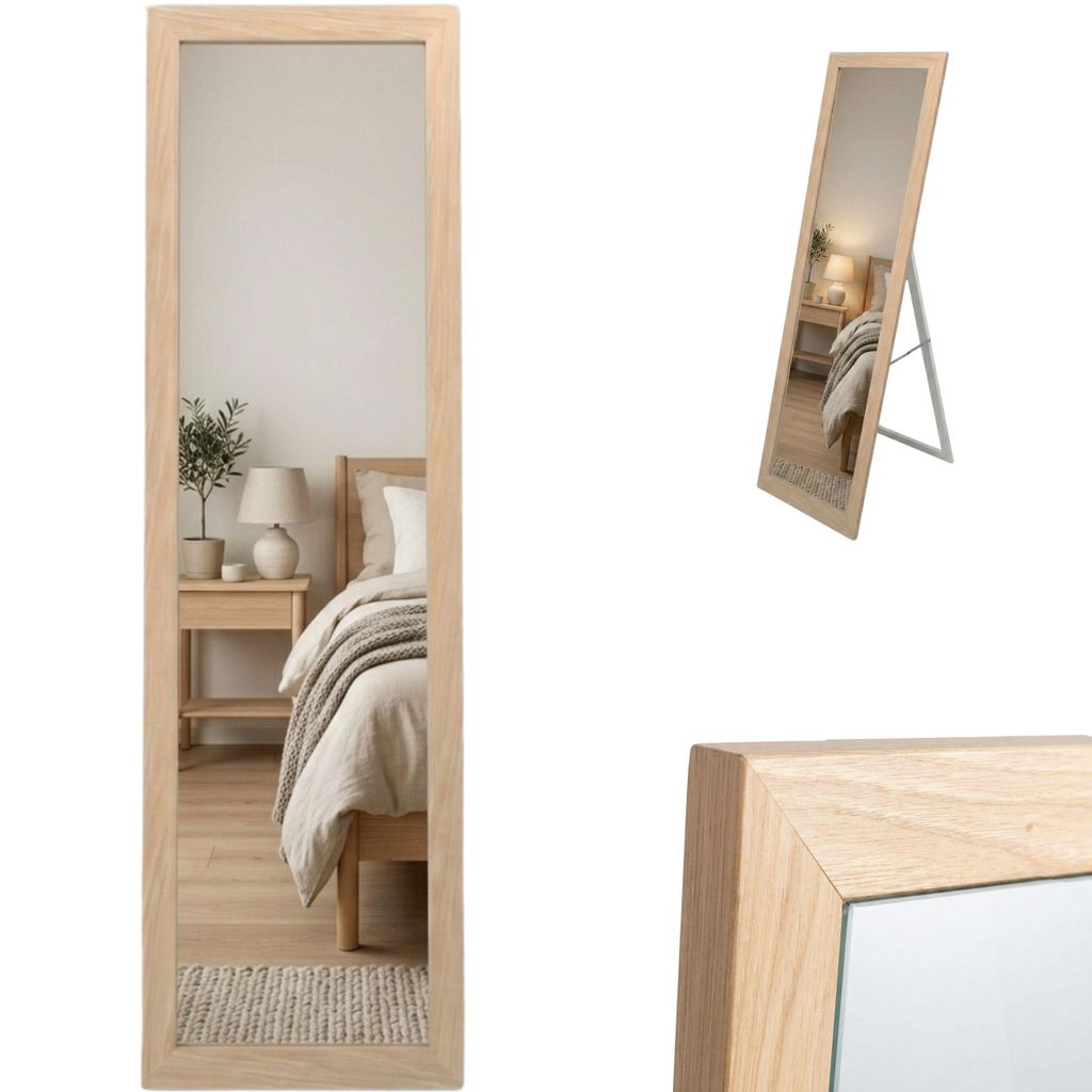Specchio da terra HAVLYS marrone, 127 x 37 cm Immagine del prodotto 