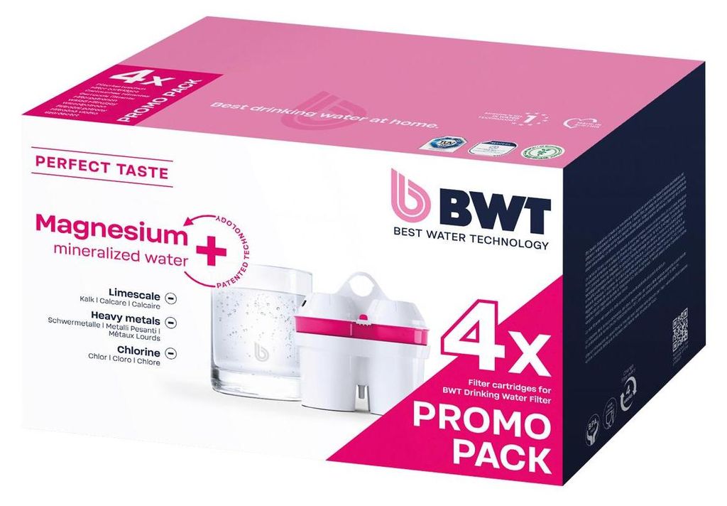 BWT Magnesium Mineralized Water 4er Promopack Produktbild 