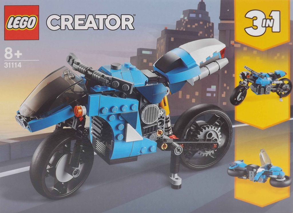 LEGO 31114 Creator 3-In-1 Geländemotorrad aus Bausteinen Produktbild 23
