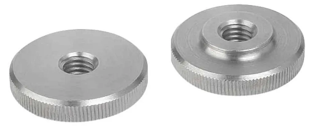 Écrou Moleté M2 Extra Plat pour Modélisme et Impression 3D - 100 Unités