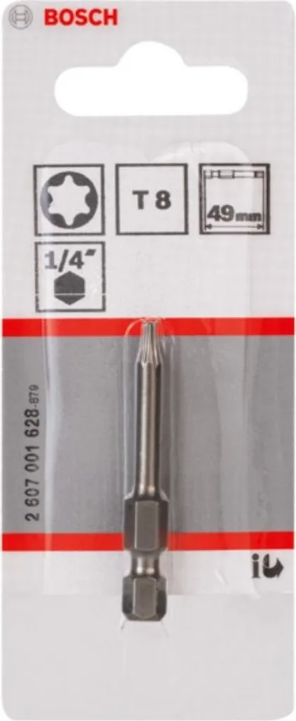 Punta T8 Torx Lunga 49mm | Inserto per Avvitatore Qualità Extra