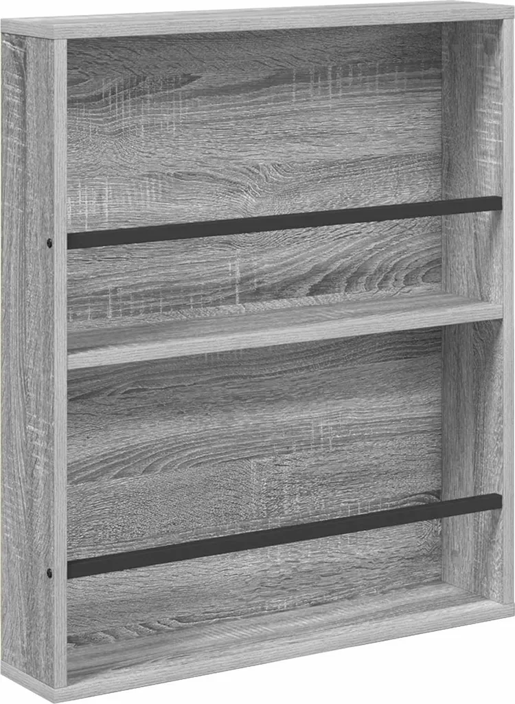Scaffale Porta Riviste Grigio Sonoma 60x12x70 cm vidaXL | Online
