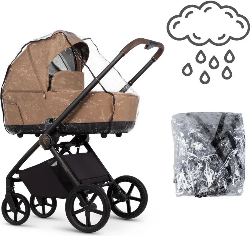 Housse de pluie Venicci Claro ventilée et imperméable en PVC