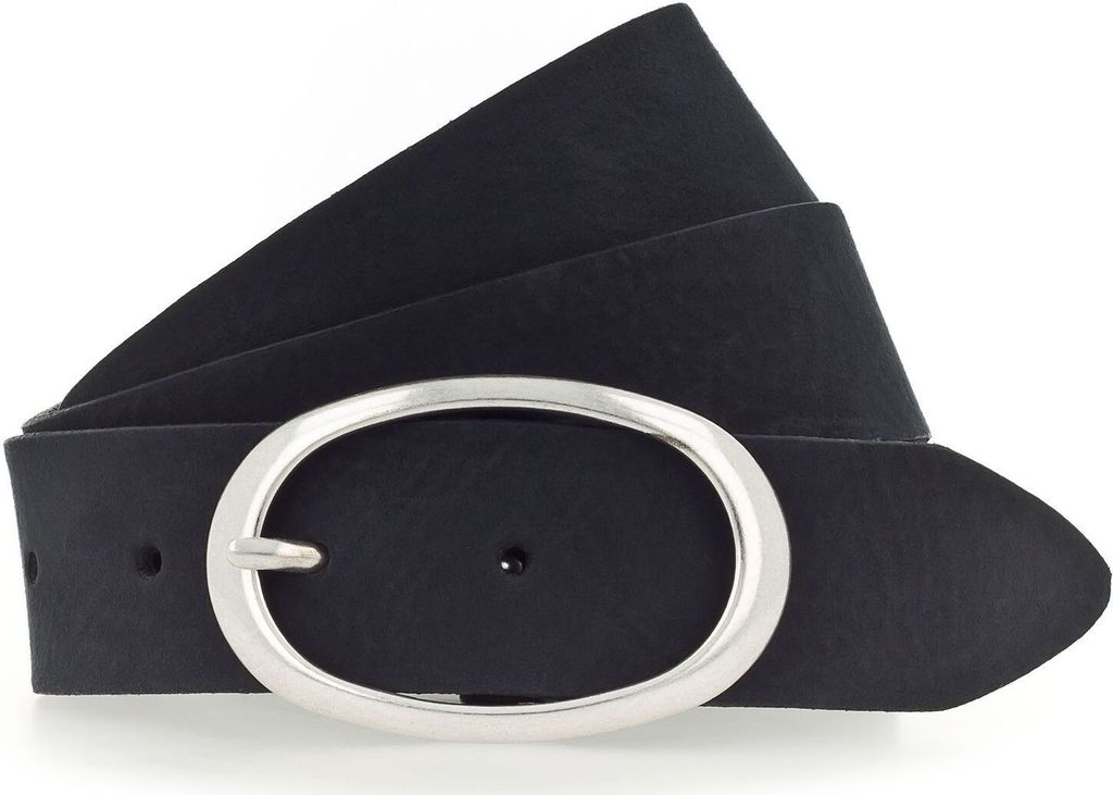 Vanzetti Leder Gürtel 35mm Woman ́s Belt W75 Black schwarz