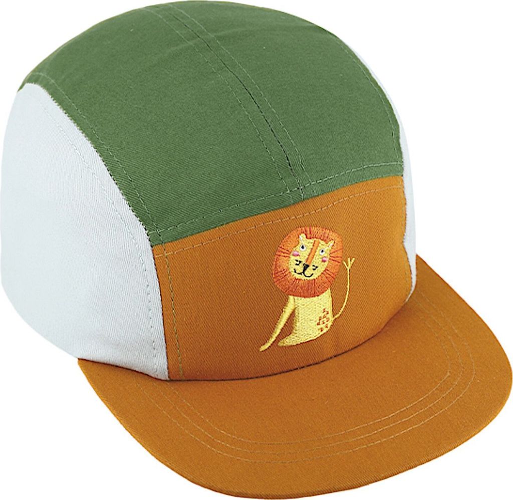 Fiebig Bunte Kinder Baseball-Cap mit Krokodil-Stick