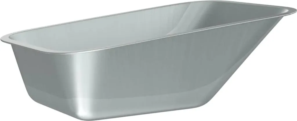 Caisse de brouette pour jardinage et travaux - Rechange argent 88x60 cm