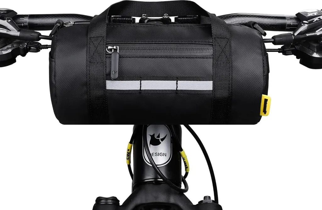 Sacoche frontale de vélo convertible en sac d'épaule urbain 2,5L
