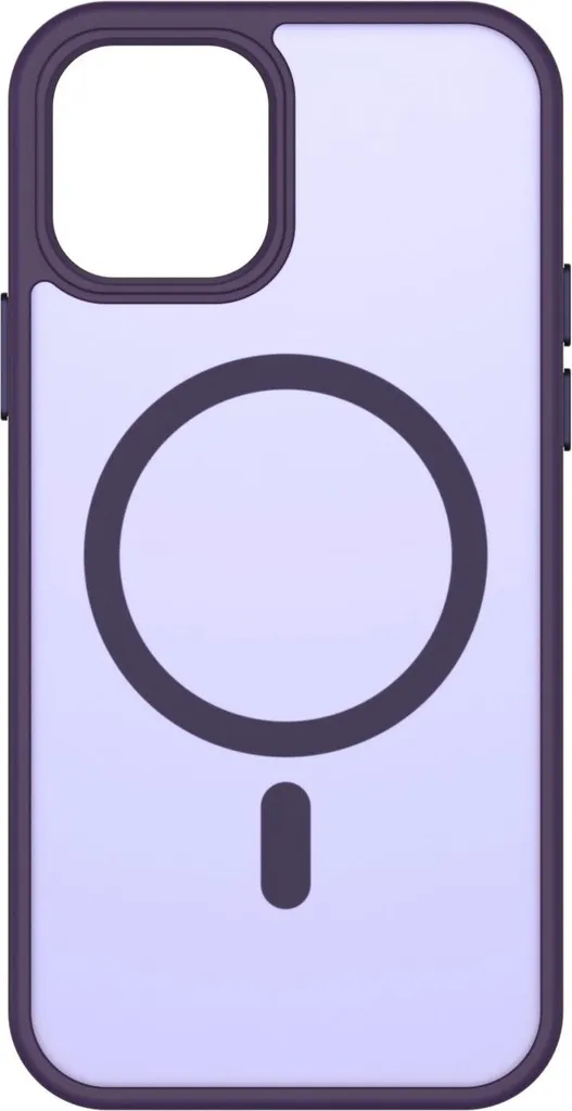 Coque iPhone 12 Magsafe Antichoc et Mate Violette Finition Premium