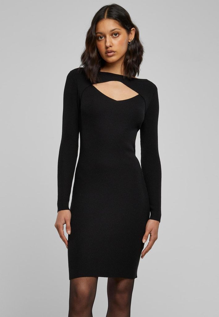Urban Classics Ladies - CUT OUT Kleid schwarz - L Image du produit 
