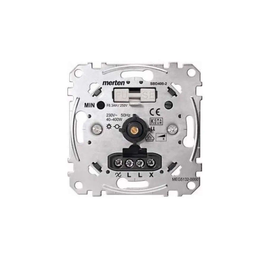 Insert Variateur Merten MEG5132-0000 Haute Qualité pour Ampoule Incandescente