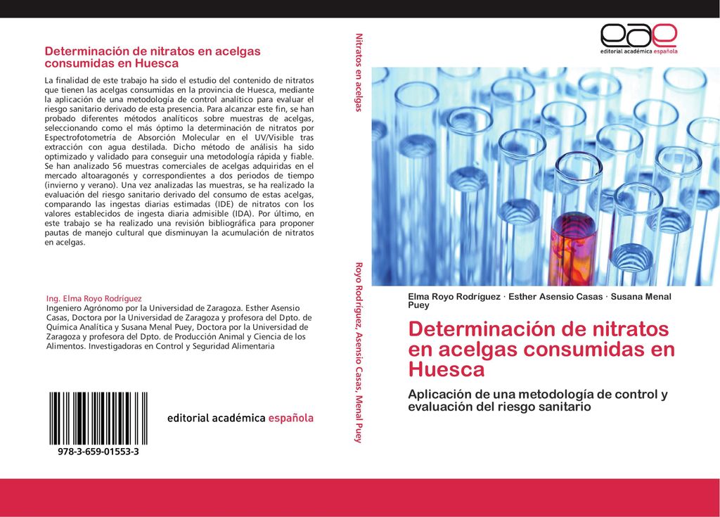 Determinación de nitratos en acelgas consumidas en Huesca