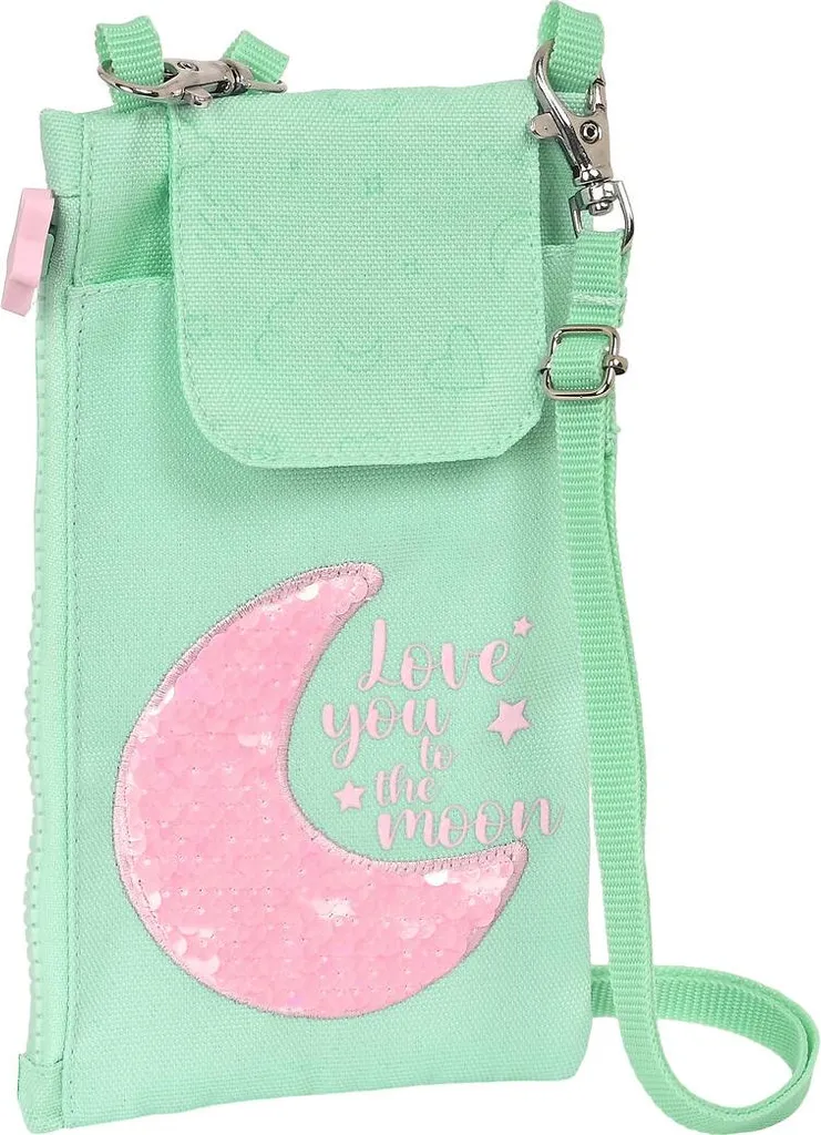 Borsa Porta Cellulare BlackFit8 Verde Luna: Praticità Eco-Friendly 6,9"