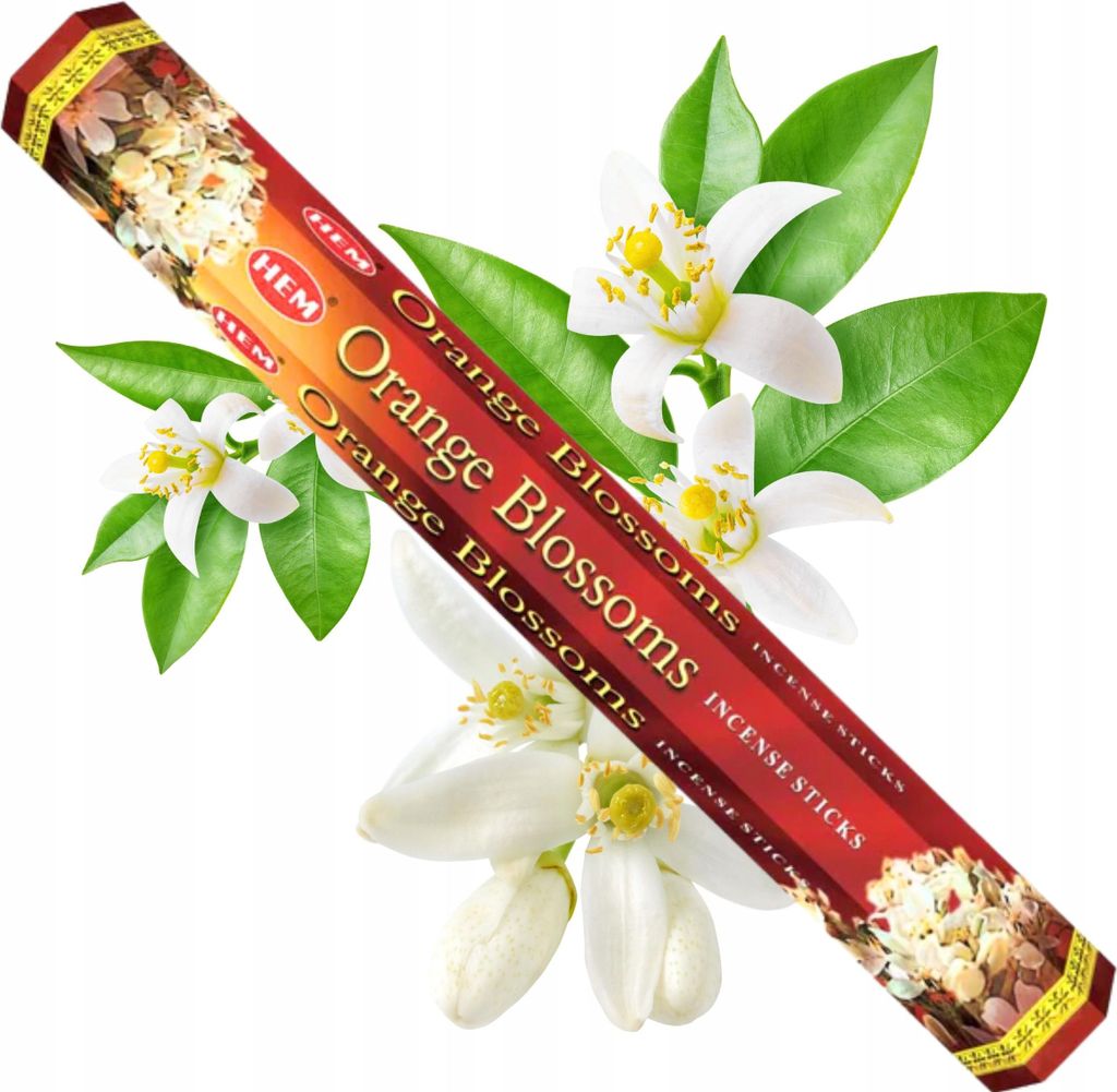 HEM Orangenblüten Sechseckige Räucherstäbchen Produktbild 