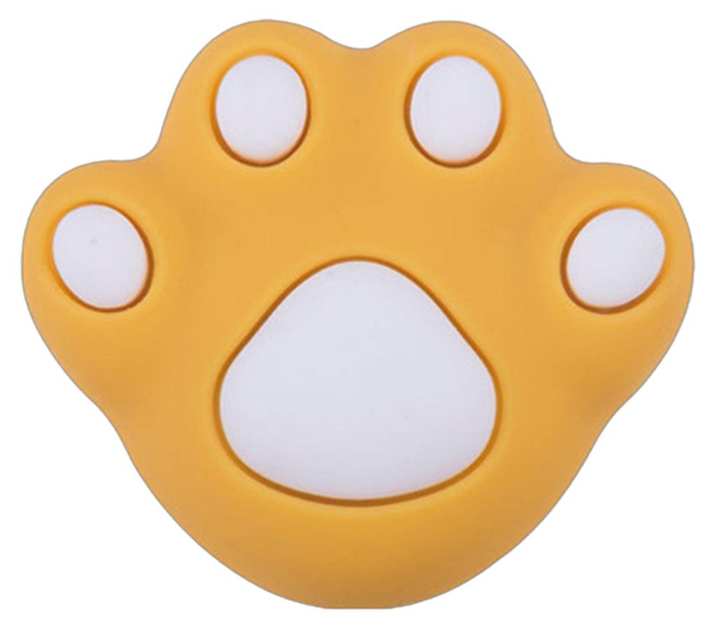 Schrankgriff aus lebensmittelechtem Silikon, weich, babyfreundlich, Bärenpfoten-Design, Einlochmontage, Schrankknopf, Schubladengriff für Kinderz...