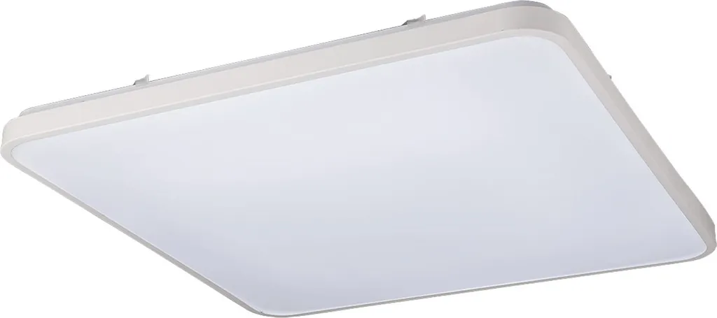 Plafonnier LED idéal pour cuisine ou salon AGNES 8114 en acier blanc mat