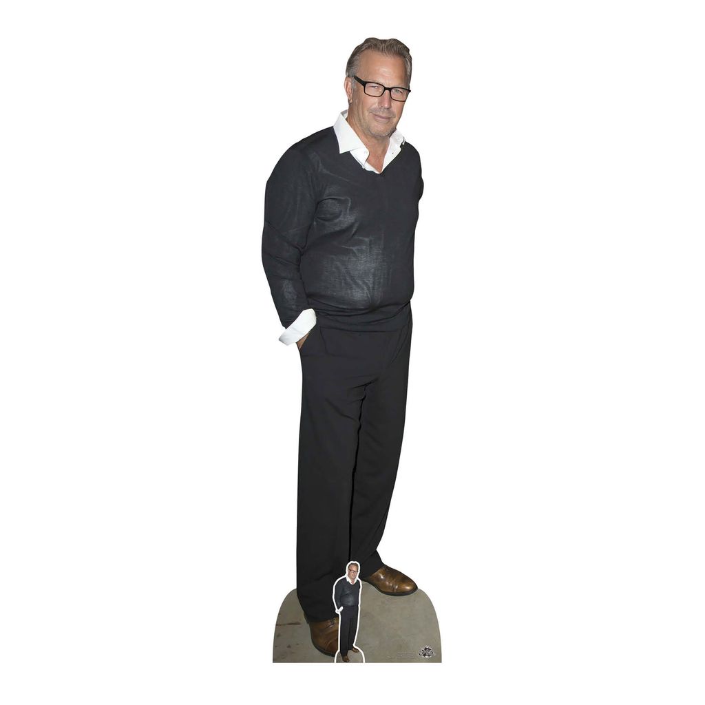 Kevin Costner - Star VIP - Pappaufsteller Standy - 54x186 Produktbild 