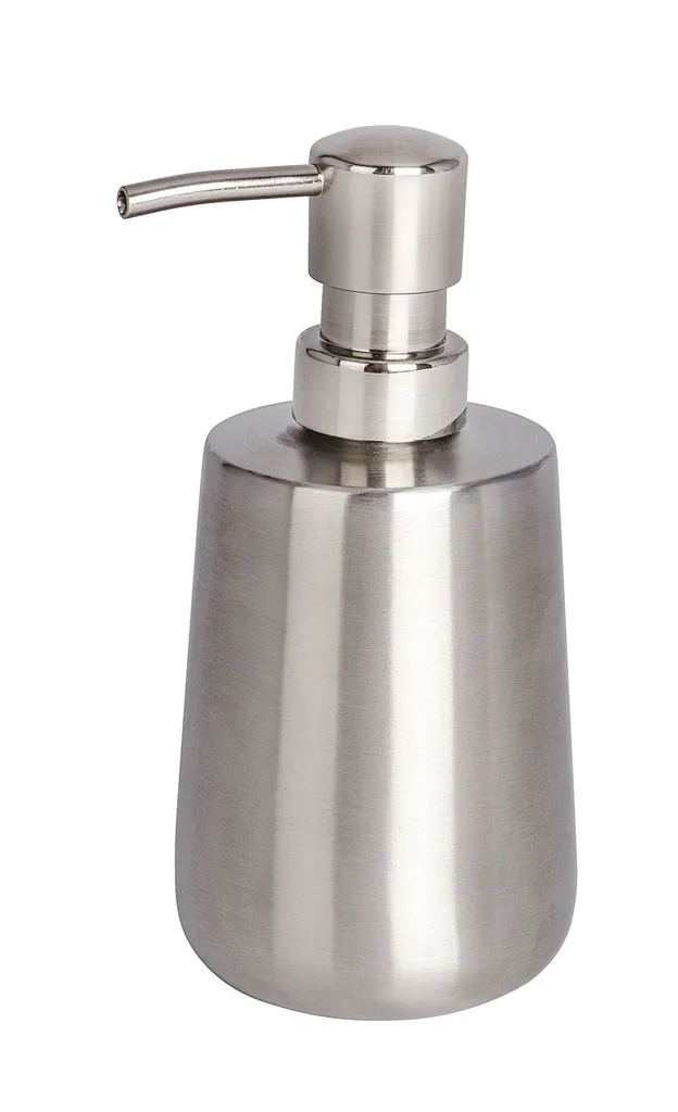 Distributeur de savon en inox 420 ml WENKO Solid haute qualité pour WC