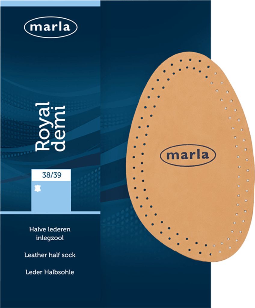 Marla Royal demi - Leder-Halbschuheinlage - Größe 36/37