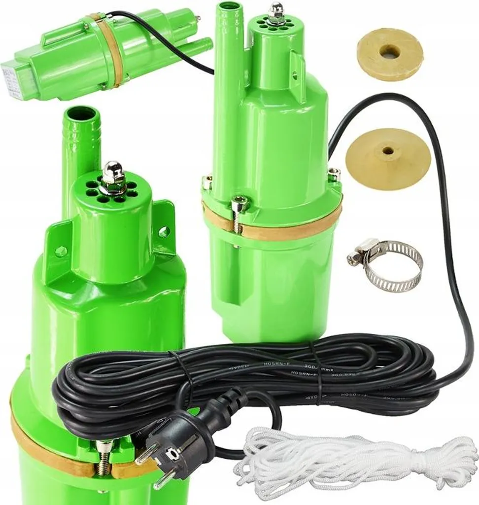 Pompe à eau pour vider bassin et piscine IBO VT450 avec câble 10m