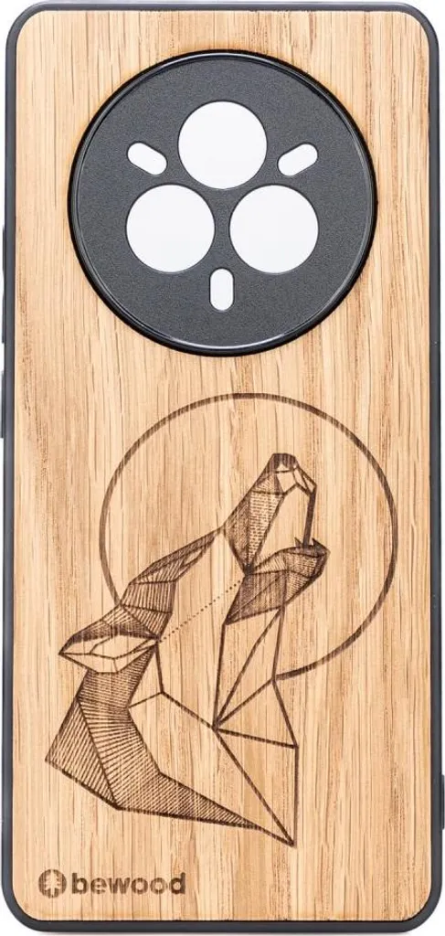 Custodia Legno Bewood Wolf Oak per Realme 14 Pro Plus 5G - Premium