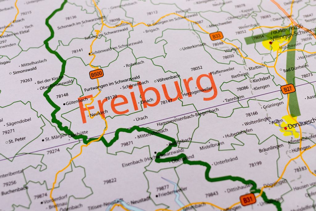 XL Postleitzahlenkarte von Baden-Württemberg, PLZ Wandkarte Produktbild 3
