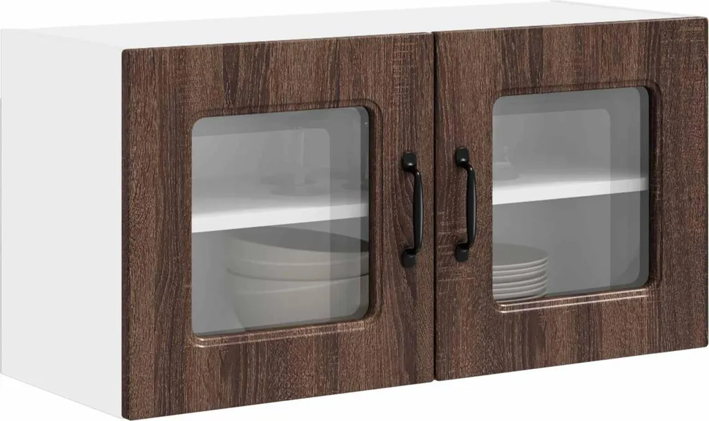 SYFAX Kalmar Mobile da Cucina 80x31x40 cm - Occasione Rovere Marrone