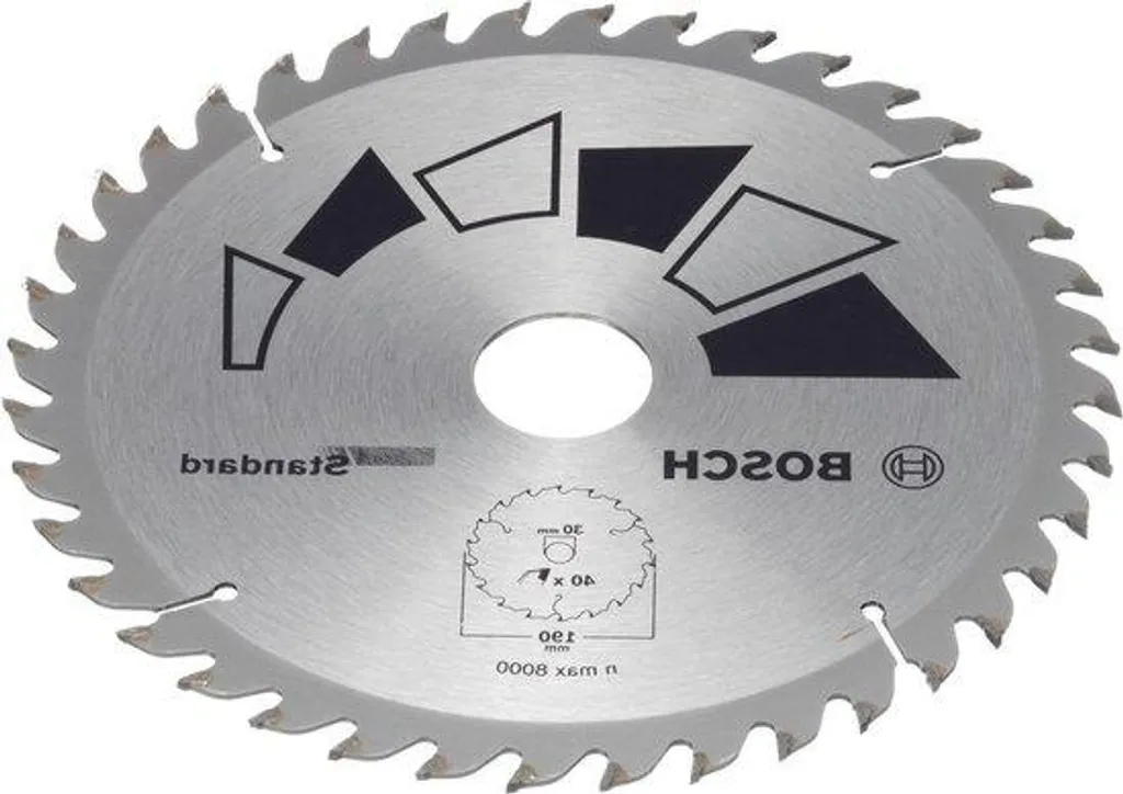 Lame 190 mm 40 dents ATB avec réducteur 24 mm pour une coupe nette