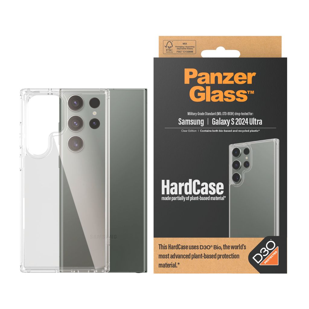 PanzerGlass D30 Cover antiurto per Samsung Galaxy S24 Ultra Immagine del prodotto 