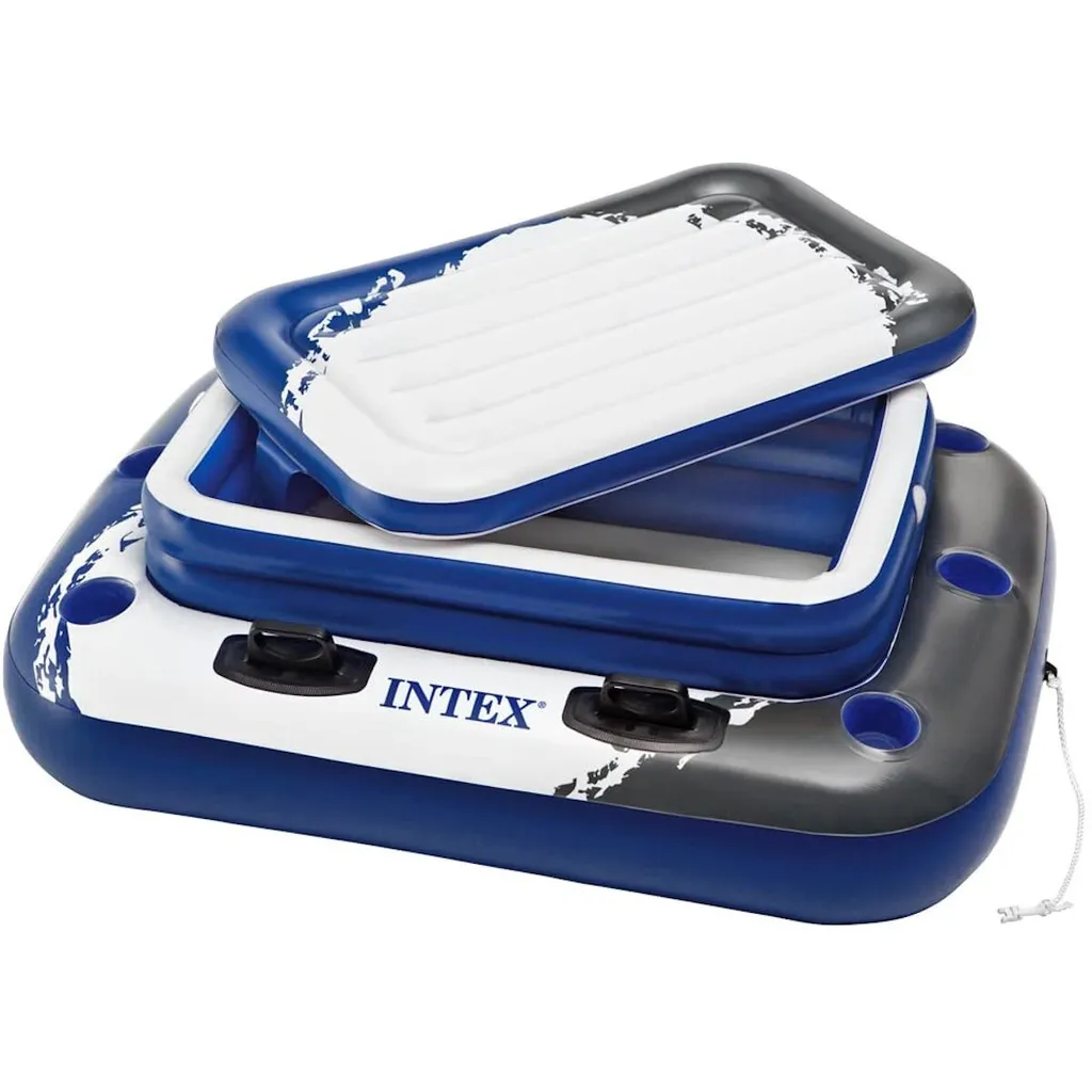 Glacière Gonflable Grande Capacité 72 Canettes Intex Mega Chill II