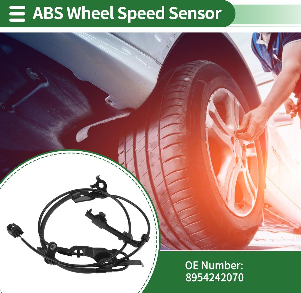 ABS Radgeschwindigkeitssensor ABS Sensor Antiblockiersystem Sensor Nr.8954242070 für Toyota Rav4 Prime 2021-2023 Vorne Rechts